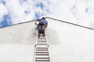 Peinture extérieure au Grand-Celland — façades et ravalement